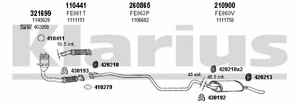  361563E Abgasanlage 361563E: Kaufen Sie zu einem guten Preis in Polen bei 2407.PL!