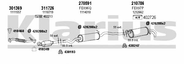  361590E Exhaust system 361590E: Buy near me in Poland at 2407.PL - Good price!