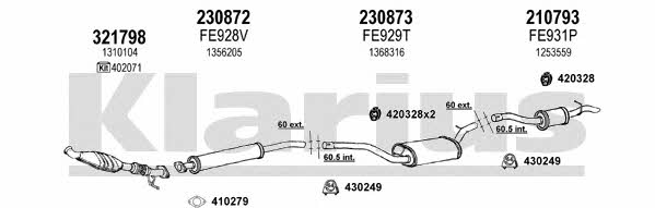  361619E Abgasanlage 361619E: Kaufen Sie zu einem guten Preis in Polen bei 2407.PL!