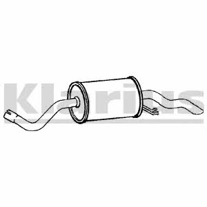 Klarius 231019 End Silencer 231019: Buy near me in Poland at 2407.PL - Good price!