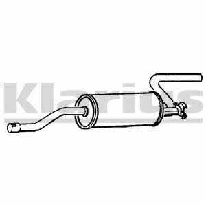 Klarius 240013 End Silencer 240013: Buy near me at 2407.PL in Poland at an Affordable price!