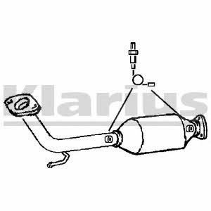 Klarius 321976 Катализатор 321976: Отличная цена - Купить в Польше на 2407.PL!