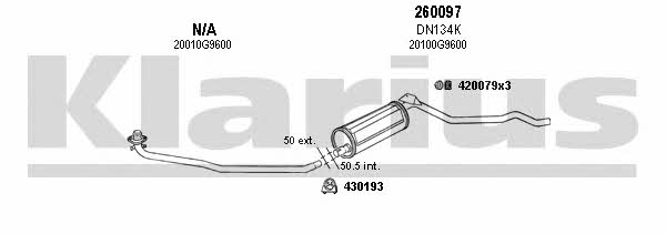 Klarius 270277E Exhaust system 270277E: Buy near me at 2407.PL in Poland at an Affordable price!
