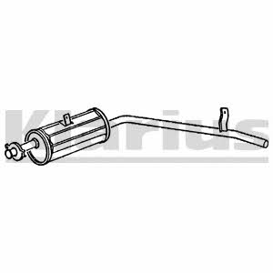 Klarius 240245 End Silencer 240245: Buy near me at 2407.PL in Poland at an Affordable price!