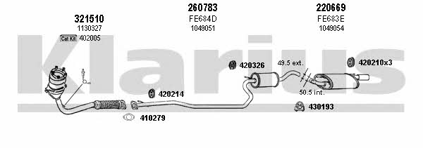  361688E Układ wydechowy 361688E: Dobra cena w Polsce na 2407.PL - Kup Teraz!