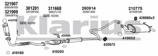  270418E Exhaust system 270418E: Buy near me in Poland at 2407.PL - Good price!
