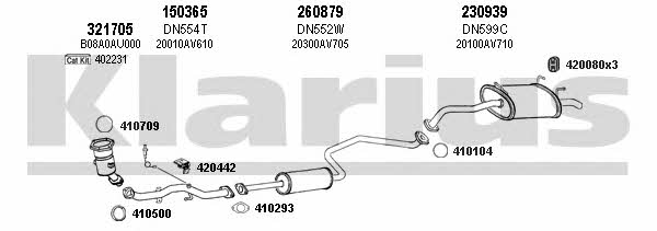  270436E Exhaust system 270436E: Buy near me in Poland at 2407.PL - Good price!
