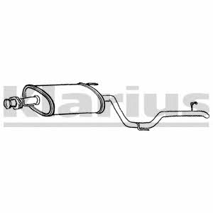 Klarius 270459 End Silencer 270459: Buy near me in Poland at 2407.PL - Good price!