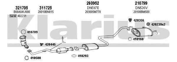  270488E Exhaust system 270488E: Buy near me in Poland at 2407.PL - Good price!