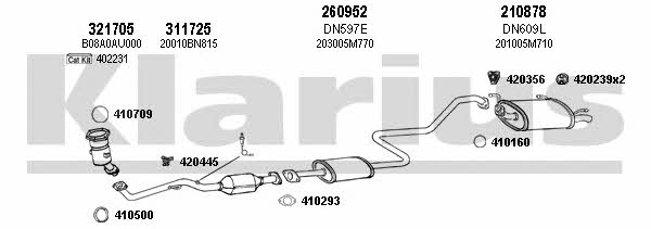  270490E Exhaust system 270490E: Buy near me in Poland at 2407.PL - Good price!