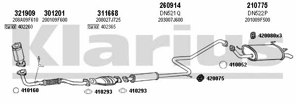  270511E Exhaust system 270511E: Buy near me in Poland at 2407.PL - Good price!