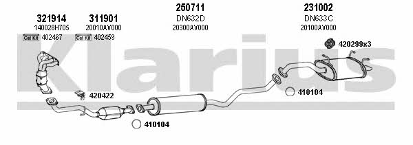  270515E Exhaust system 270515E: Buy near me in Poland at 2407.PL - Good price!