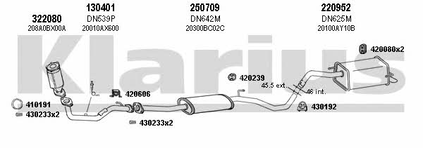 Klarius 270528E Abgasanlage 270528E: Kaufen Sie zu einem guten Preis in Polen bei 2407.PL!