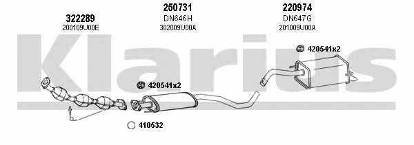  270533E Exhaust system 270533E: Buy near me in Poland at 2407.PL - Good price!