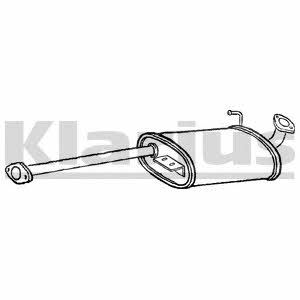 Klarius 240717 Central silencer 240717: Buy near me at 2407.PL in Poland at an Affordable price!