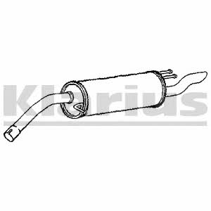 Klarius 240744 End Silencer 240744: Buy near me in Poland at 2407.PL - Good price!