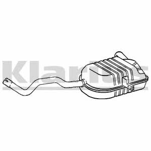 Klarius 240761 End Silencer 240761: Buy near me at 2407.PL in Poland at an Affordable price!