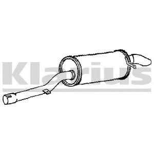 Klarius 240794 End Silencer 240794: Buy near me at 2407.PL in Poland at an Affordable price!
