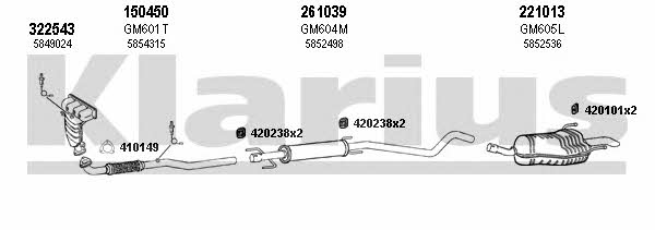 391620E Exhaust system 391620E: Buy near me in Poland at 2407.PL - Good price!