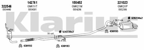  391631E Exhaust system 391631E: Buy near me in Poland at 2407.PL - Good price!