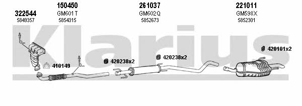  391636E Exhaust system 391636E: Buy near me in Poland at 2407.PL - Good price!