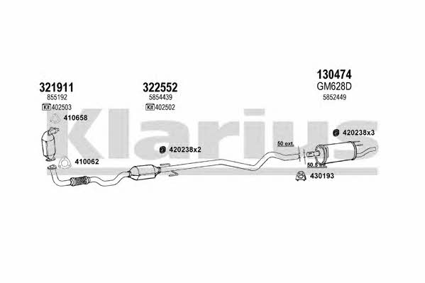  391660E Abgasanlage 391660E: Kaufen Sie zu einem guten Preis in Polen bei 2407.PL!