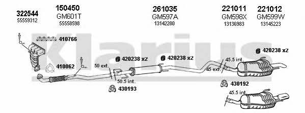  391663E Exhaust system 391663E: Buy near me in Poland at 2407.PL - Good price!