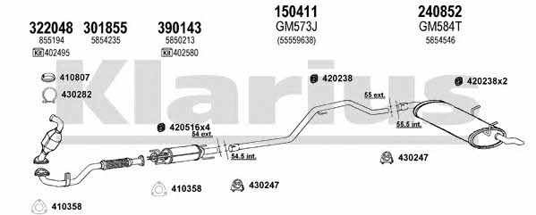  391680E Układ wydechowy 391680E: Dobra cena w Polsce na 2407.PL - Kup Teraz!