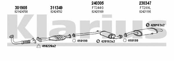  330173E Exhaust system 330173E: Buy near me in Poland at 2407.PL - Good price!