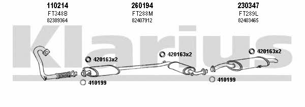  330176E Exhaust system 330176E: Buy near me in Poland at 2407.PL - Good price!