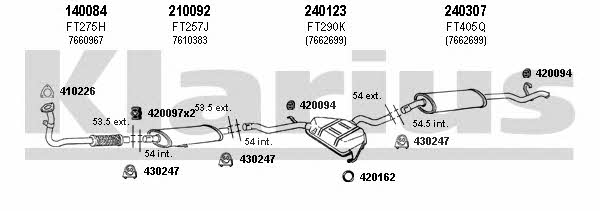  330242E Система выпуска отработаных газов 330242E: Отличная цена - Купить в Польше на 2407.PL!