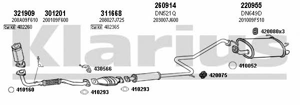  270537E Exhaust system 270537E: Buy near me in Poland at 2407.PL - Good price!