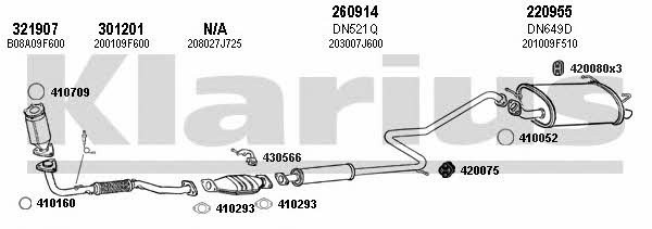 Klarius 270549E Abgasanlage 270549E: Kaufen Sie zu einem guten Preis in Polen bei 2407.PL!