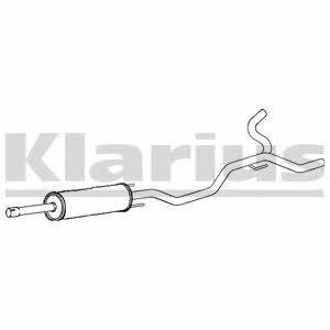 Klarius 270726 Central silencer 270726: Buy near me in Poland at 2407.PL - Good price!