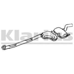 Klarius 270794 Central silencer 270794: Buy near me at 2407.PL in Poland at an Affordable price!