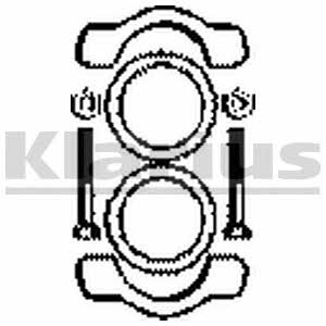 Klarius 401134 Mounting kit for exhaust system 401134: Buy near me in Poland at 2407.PL - Good price!