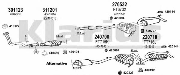  330360E Exhaust system 330360E: Buy near me in Poland at 2407.PL - Good price!