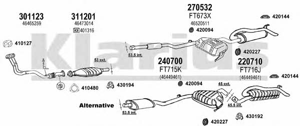  330364E Exhaust system 330364E: Buy near me in Poland at 2407.PL - Good price!