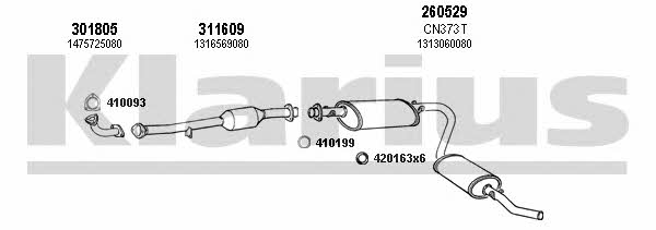  330379E Exhaust system 330379E: Buy near me in Poland at 2407.PL - Good price!