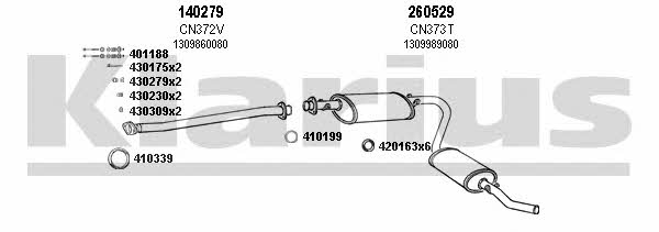 330382E Exhaust system 330382E: Buy near me in Poland at 2407.PL - Good price!