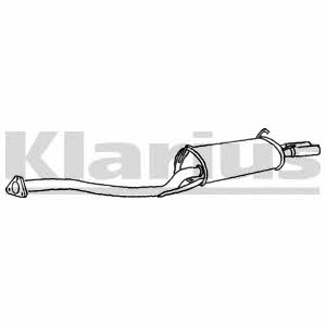 Klarius 250430 End Silencer 250430: Buy near me at 2407.PL in Poland at an Affordable price!