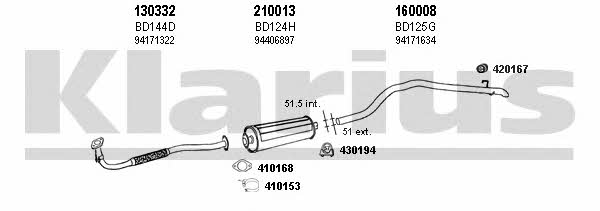  290020E Exhaust system 290020E: Buy near me in Poland at 2407.PL - Good price!