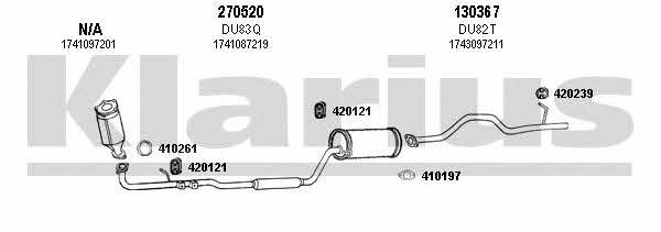  300062E Exhaust system 300062E: Buy near me in Poland at 2407.PL - Good price!