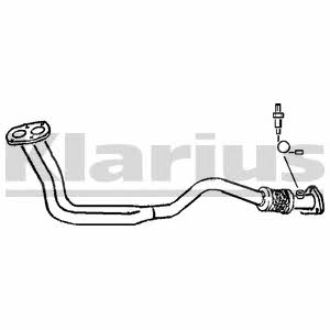 Klarius 301121 Exhaust pipe 301121: Buy near me in Poland at 2407.PL - Good price!