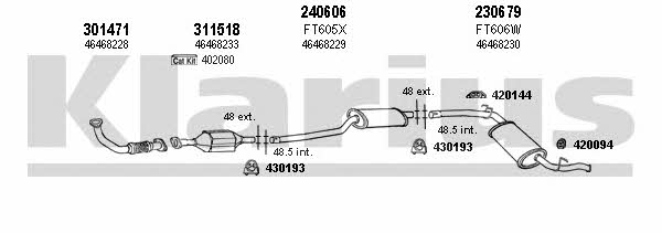 Klarius 330498E Układ wydechowy 330498E: Dobra cena w Polsce na 2407.PL - Kup Teraz!