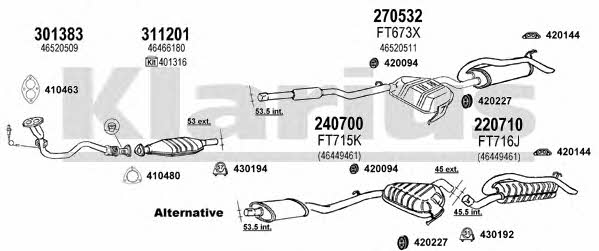  330729E Exhaust system 330729E: Buy near me in Poland at 2407.PL - Good price!