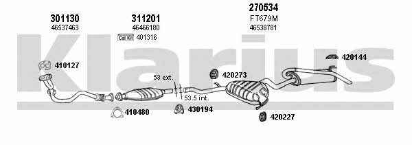  330731E Exhaust system 330731E: Buy near me in Poland at 2407.PL - Good price!