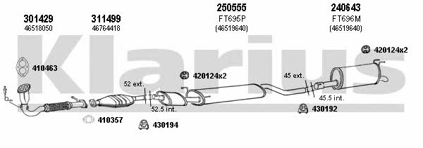  330749E Exhaust system 330749E: Buy near me in Poland at 2407.PL - Good price!