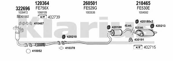  362092E Abgasanlage 362092E: Kaufen Sie zu einem guten Preis in Polen bei 2407.PL!