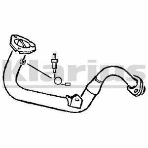 Klarius 301224 Exhaust pipe 301224: Buy near me in Poland at 2407.PL - Good price!